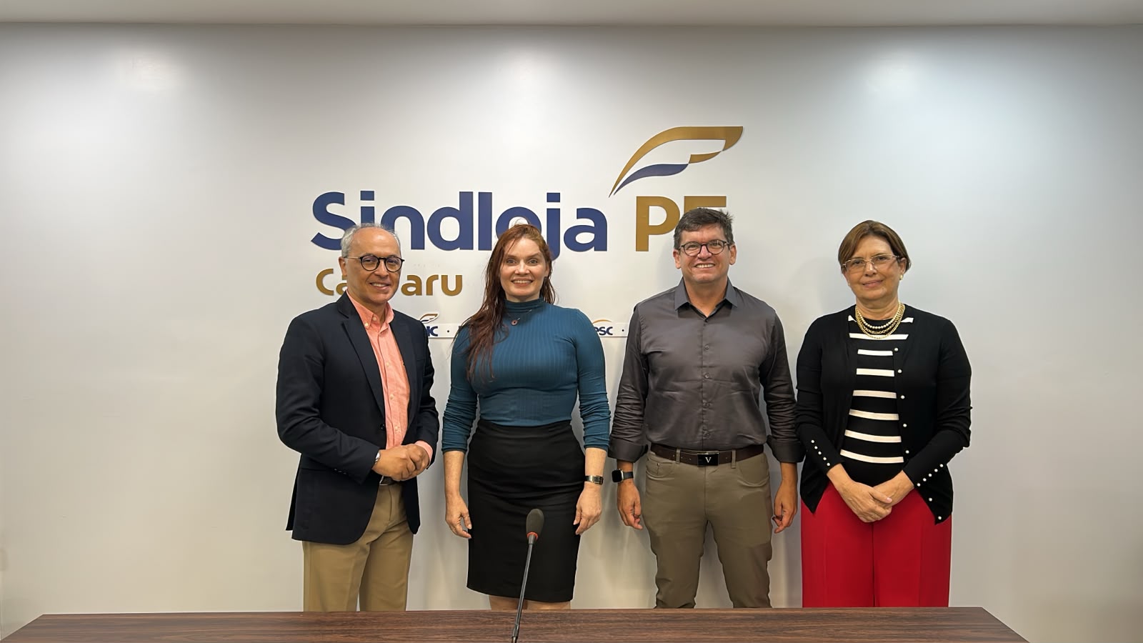 Evento da parceria entre Sindloja Caruaru e Grupo QOS Tecnologia